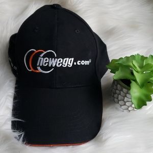 Newegg Limited Black and Orange Cap Dad's Hat